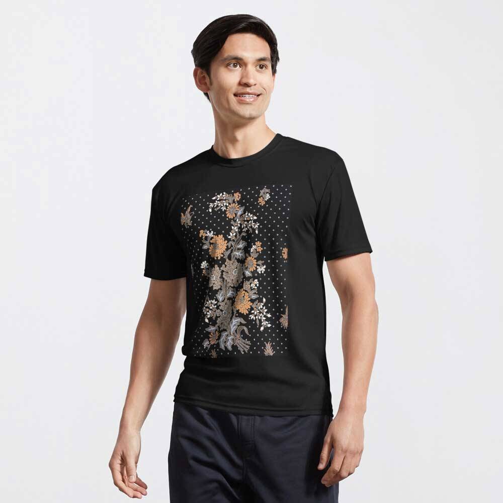 Indonesian Batik Sarong Active T-Shirt