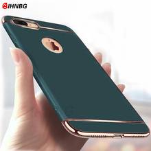 Luxury 360 Full Cover Plating Phone Case for iPhone 12 13 14 11 Pro 6 6s 7 8 Plus 5 5s X XS Max XR PC Matte Hard Cover Case iPhone Accessories Phone Accessories Phone Cases