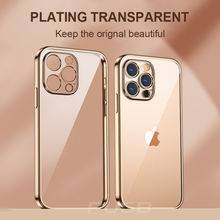 Luxury Plating Soft Silicone Case for Various iPhone Models iPhone Accessories New Arrivals Phone Accessories