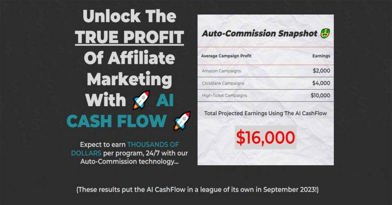 Unlock The True Profit of Affiliate Marketing with AI Cash Flow. Explained